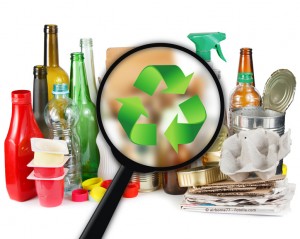 PET Flaschen und Schalen Recycling