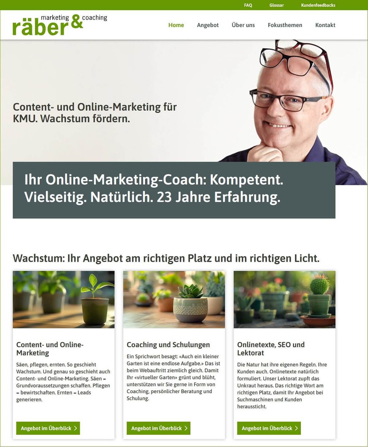 Content- und Online-Marketing für KMU in der Deutschschweiz
